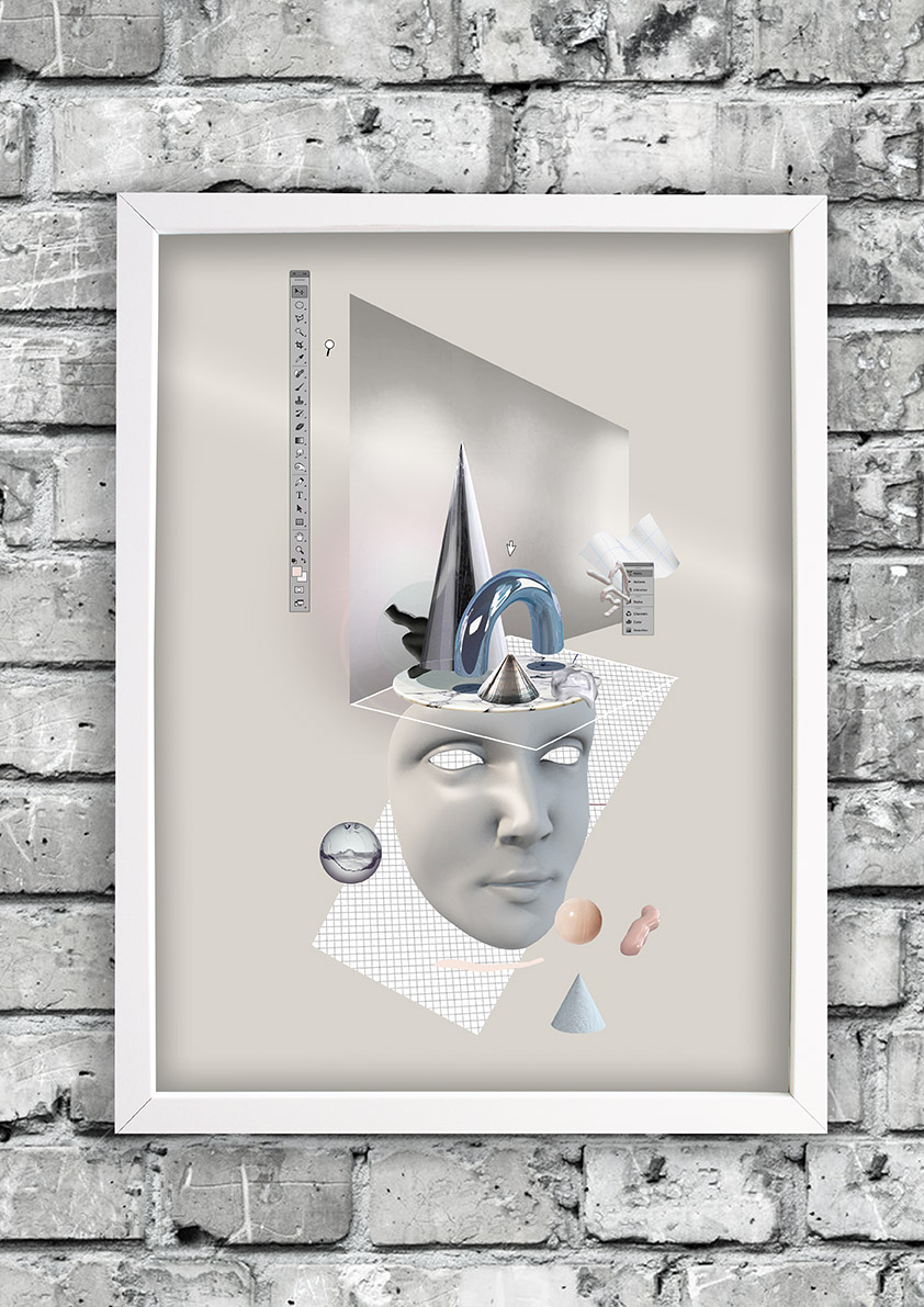 Floating-frame-ruthcronefoster-collage-graphic-collagelab-digitalcollage