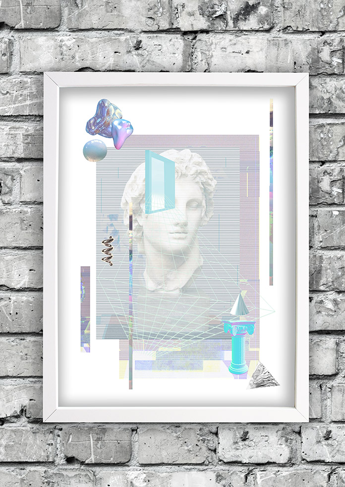 Glith art-frame-ruthcronefoster-collage-graphic-collagelab-digitalcollage-small